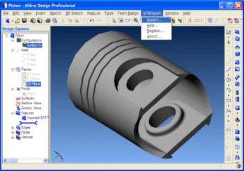 VTK Export for Alibre Design screenshot