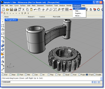 VTK Export for Rhino screenshot