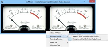 VUMeter screenshot