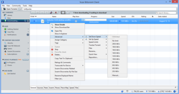 Vuze Bittorrent Client screenshot 5