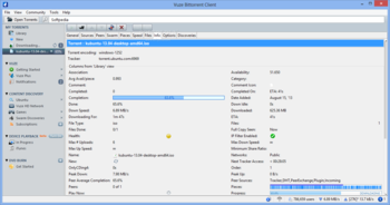 Vuze Bittorrent Client screenshot 8