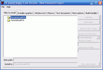 VV Install Maker screenshot