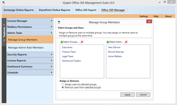 Vyapin Office 365 Management Suite screenshot 7