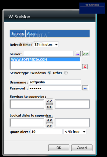 W-SrvMon screenshot