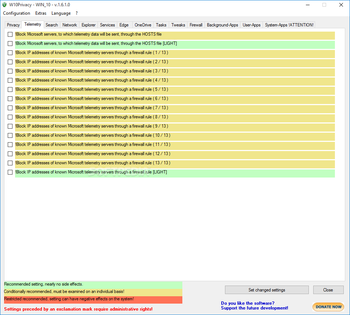 W10Privacy screenshot 2