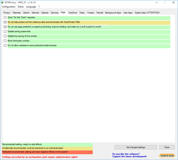 W10Privacy screenshot 7
