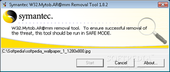 W32.Mytob.AR@mm Free Removal Tool screenshot 2