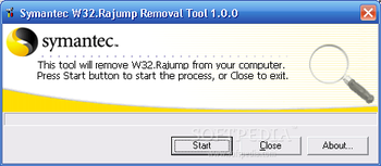 W32.Rajump Removal Tool screenshot