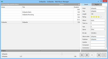 Waf Music Manager screenshot 2