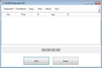 Waf Stopwatch Portable screenshot
