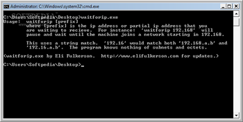 WaitforIP screenshot