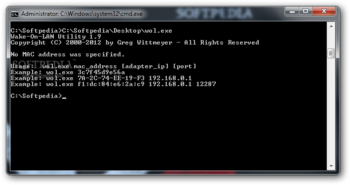 Wake-On-LAN screenshot