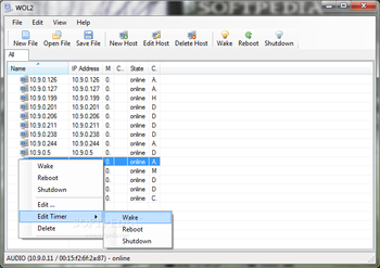 Wake On Lan Tool 2 screenshot