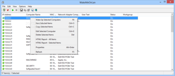 WakeMeOnLan screenshot 2