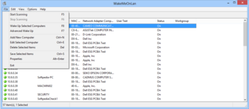 WakeMeOnLan screenshot 3