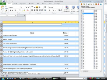 WaldoWares Excel Utility screenshot