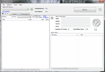 WalkmanMTP screenshot