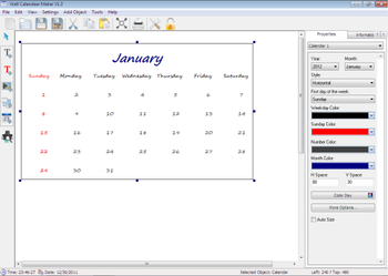 Wall Calendar Maker screenshot