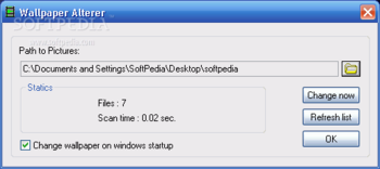 Wallpaper Alterer screenshot