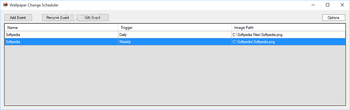 Wallpaper Change Scheduler screenshot