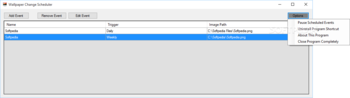 Wallpaper Change Scheduler screenshot 2