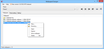WallpaperChanger screenshot