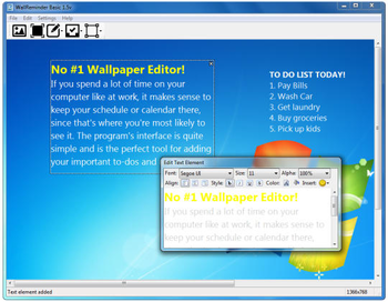 WallReminder Basic screenshot