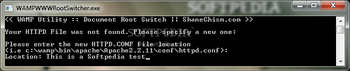 WAMP WWW Root Switcher screenshot