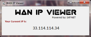 WAN IP Viewer screenshot