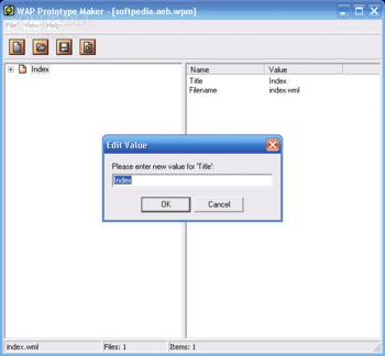WAP Prototype Maker screenshot