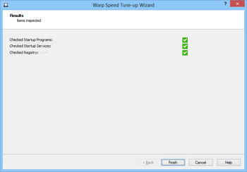Warp Speed PC Tune-up Software screenshot 5