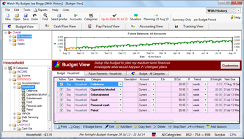 Watch My Budget Lite screenshot