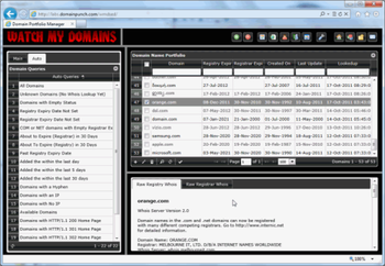 Watch My Domains Server Edition screenshot