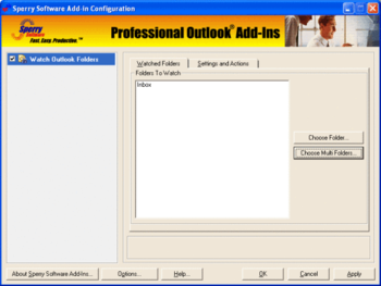 Watch Outlook Folders for Microsoft Outlook screenshot