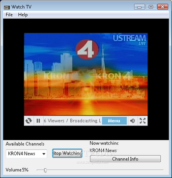 Watch TV screenshot