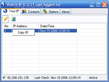 WatchIP screenshot