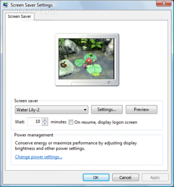 Water Lily Screensaver v2 screenshot