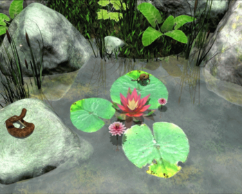 Water Lily Screensaver v2 screenshot 2