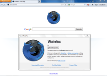 Waterfox Portable  screenshot