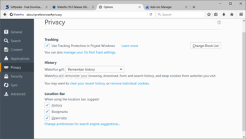 Waterfox  screenshot 9