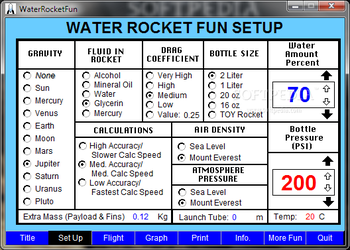 WaterRocketFun screenshot