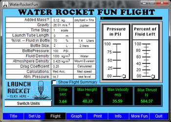 WaterRocketFun screenshot 2