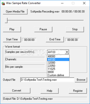 Wav Sample Rate Converter screenshot 2