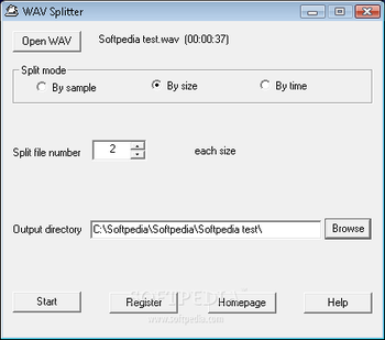 WAV Splitter screenshot 2