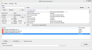 WAV to AC3 Encoder Portable screenshot