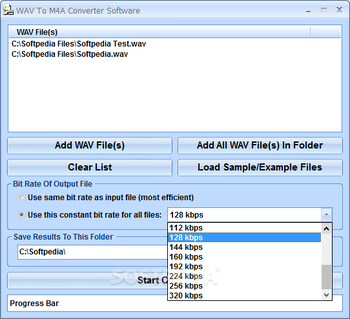 WAV To M4A Converter Software screenshot 2