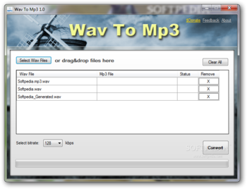 Wav To Mp3 screenshot