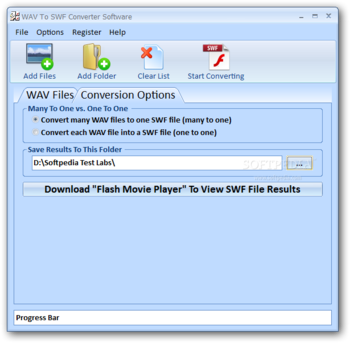 WAV To SWF Converter Software screenshot 2