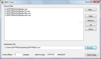WAV Tools screenshot
