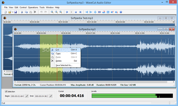 WaveCut Audio Editor screenshot